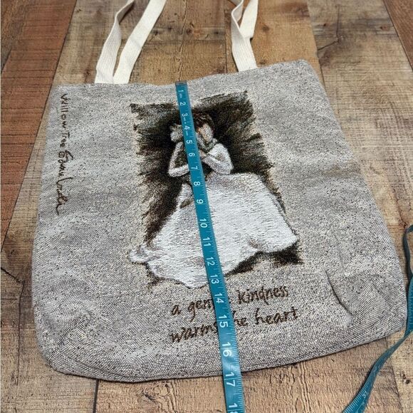 Willow Tree Susan Lordi Joy A Gentle Kindness Warms The Heart Tapestry Tote Bag - Picture 8 of 11